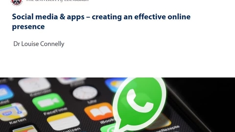 Thumbnail for Digital Footprint: Creating an Effective Online Presence