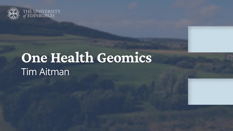 Thumbnail for One Health Series: One Health Genomics