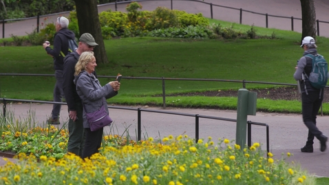 Thumbnail for Couple stroll in Edinburgh park