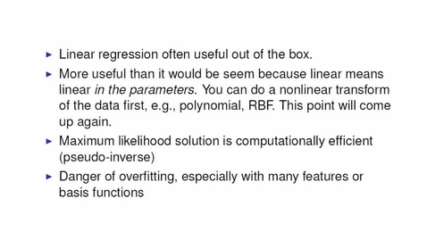 Thumbnail for Linear Regression Summary