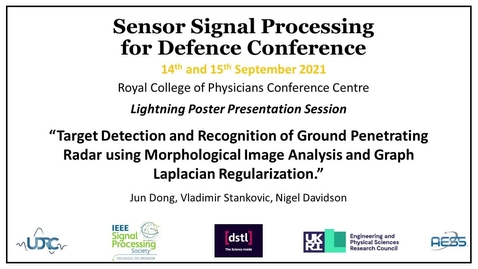 Thumbnail for Target Detection and Recognition of Ground Penetrating Radar using Morphological  Image Analysis and Graph Laplacian Regularisation - Jun Dong