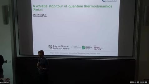 Thumbnail for A whistle-stop tour of quantum thermodynamics 