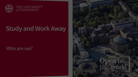 Thumbnail for Study and Work Away Who Are We 2022