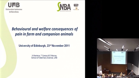 Thumbnail for entry Behaviour and welfare consequences