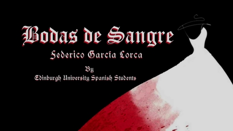 Thumbnail for Spanish Play 2018 -  Bodas de Sangre