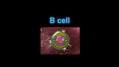Thumbnail for entry Supercytes cartoon - B cell