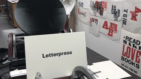 Thumbnail for Letterpress Printing at ECA (an introduction)