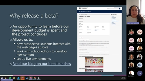 Thumbnail for Undergraduate beta programme pages showcase - 30 April 2024