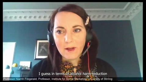 Thumbnail for Professor Niamh Fitzgerald evidence session on alcohol harms