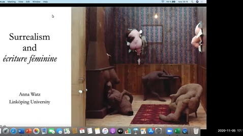 Thumbnail for History of Art Research Seminar 5 November 2020