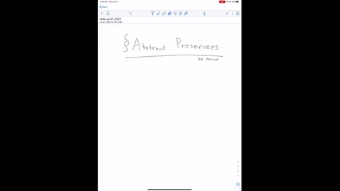 Thumbnail for James Pascoe Abstract preservers