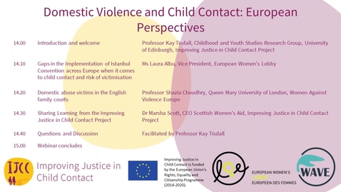 Thumbnail for Domestic Violence and Child Contact: European Perspectives