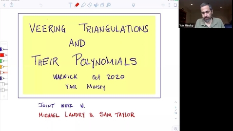 Thumbnail for Veering triangulations and their polynomials - Yair Minsky