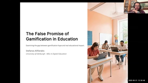 Thumbnail for Stefanos Alifierakis - Gamify the language education: a false promise or an innovative educational approach?