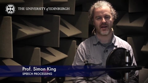 Simon King Speech Processing Research In A Nutshell School Of Philosophy Psychology And Language Sciences 16 06 2015 Media Hopper Create The University Of Edinburgh Media Platform