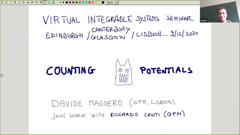 Thumbnail for Counting monster potentials - Davide Masoero 