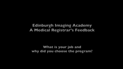 Thumbnail for Nick, Imaging MSc online student - Why study online