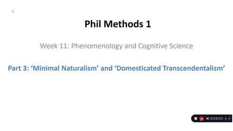 Thumbnail for Phil Methods 1 - Week 11 - Part 3
