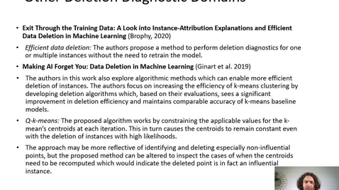 Thumbnail for entry XAI Lecture Recording - Deletion Diagnostics (Part 3)