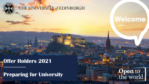 Thumbnail for Starting University 2021/22: Information for offer holders