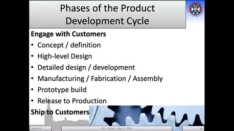 Thumbnail for entry 1b - Phases of the Product Development Cycle