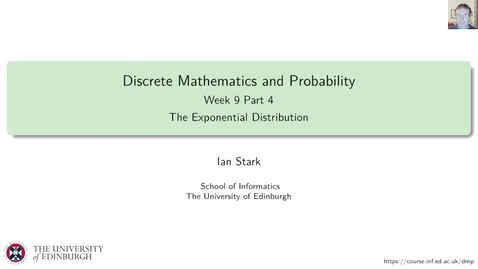 Thumbnail for The Exponential Distribution
