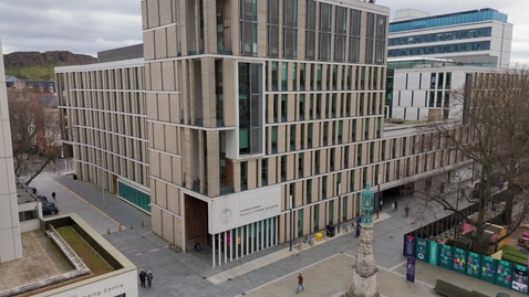 Thumbnail for Drone Dugald Stewart Building pedestal up