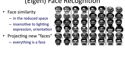 Thumbnail for Properties of eigenfaces