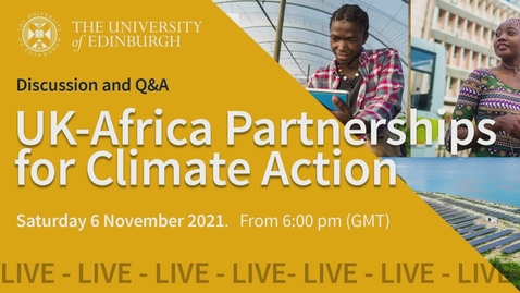 Thumbnail for UK-Africa Partnerships for Climate Action