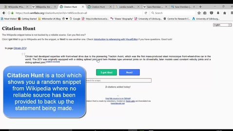 Thumbnail for Wikipedia #1Lib1Ref Campaign - 1 Librarian adding to 1 Reference to Wikipedia for its 22nd birthday.
