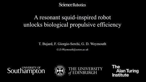 Thumbnail for entry Squid-inspired robot is masterstroke of design