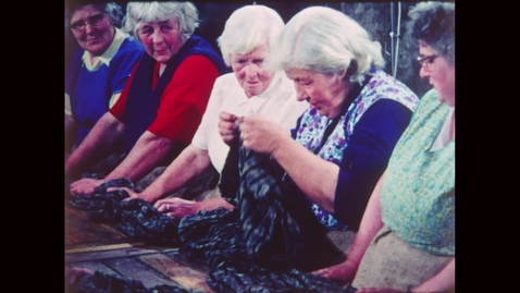 Thumbnail for entry Cloth Waulking in South Uist - School of Scottish Studies, 1970