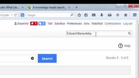 Thumbnail for Editing Wikipedia using Visual Editor: Part 3 Creating a new article in the Sandbox
