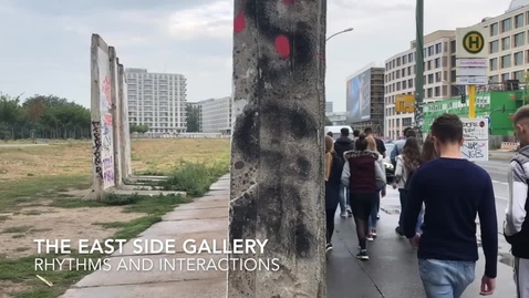Thumbnail for The East Side Gallery: rhythms and interactions