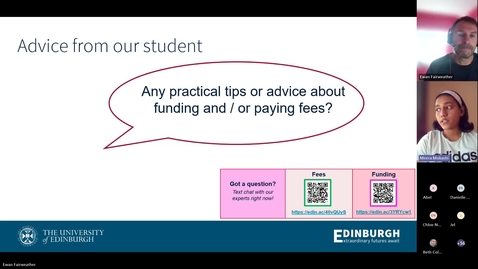 Thumbnail for Practical advice about Masters funding (Online Learning student, India)