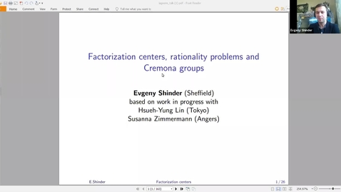 Thumbnail for LAGOON: Leicester Algebra and Geometry Open ONline - Evgeny Shinder (Sheffield)