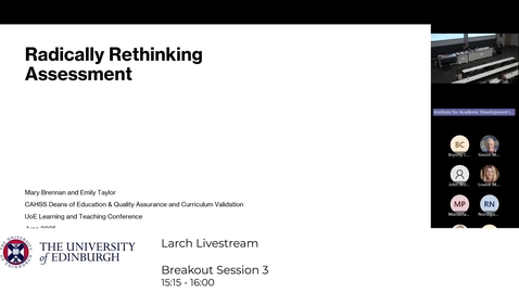 Thumbnail for Learning and Teaching Conference 2025 Larch Breakout Session 3