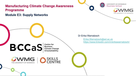 Thumbnail for entry NWG Manu Module E3 - Supply Networks