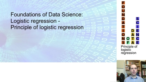 Thumbnail for entry FDS-S2-01-2-1 Principle of logistic regression