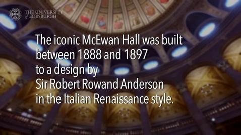 Thumbnail for entry The McEwan Hall Preview