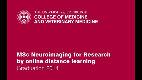 Thumbnail for Maria, Neuroimaging for research online student