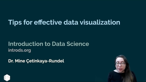 Thumbnail for IDS - Week 05 - 02 - Tips for effective data visualisation