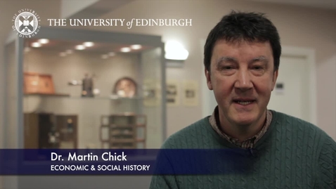 Thumbnail for entry Professor Martin Chick -Economic &amp; Social History- Research in a Nutshell