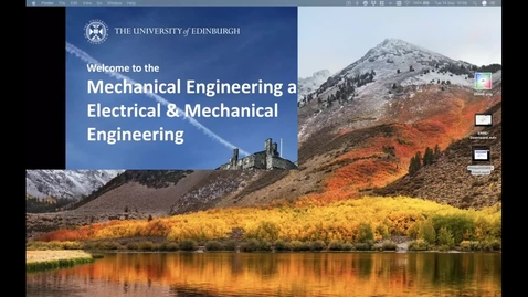 Thumbnail for entry Mechanical Engineering New Students Welcome Talk