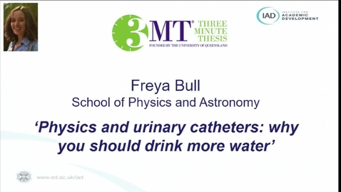 Thumbnail for Three Minute Thesis Competition Final 2022 - Freya Bull