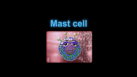 Thumbnail for entry Supercytes cartoon - Mast cell