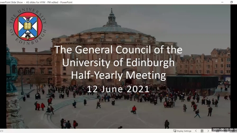 Thumbnail for entry General council Half Yearly Meeting Saturday 12 June 2021