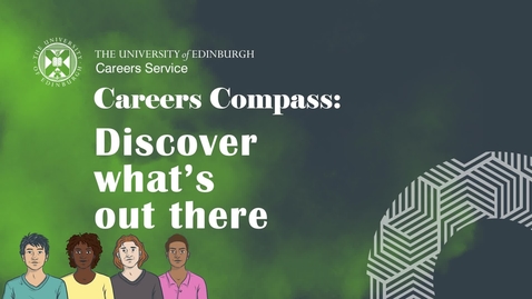 Thumbnail for entry Careers Compass: Discover what's out there