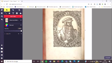 Thumbnail for Colouring Book - Frame of Knox portrait with Shakespeare quote