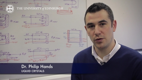 Thumbnail for entry Philip Hands - Liquid Crystals- Research In A Nutshell - School of Engineering -26/10/2015